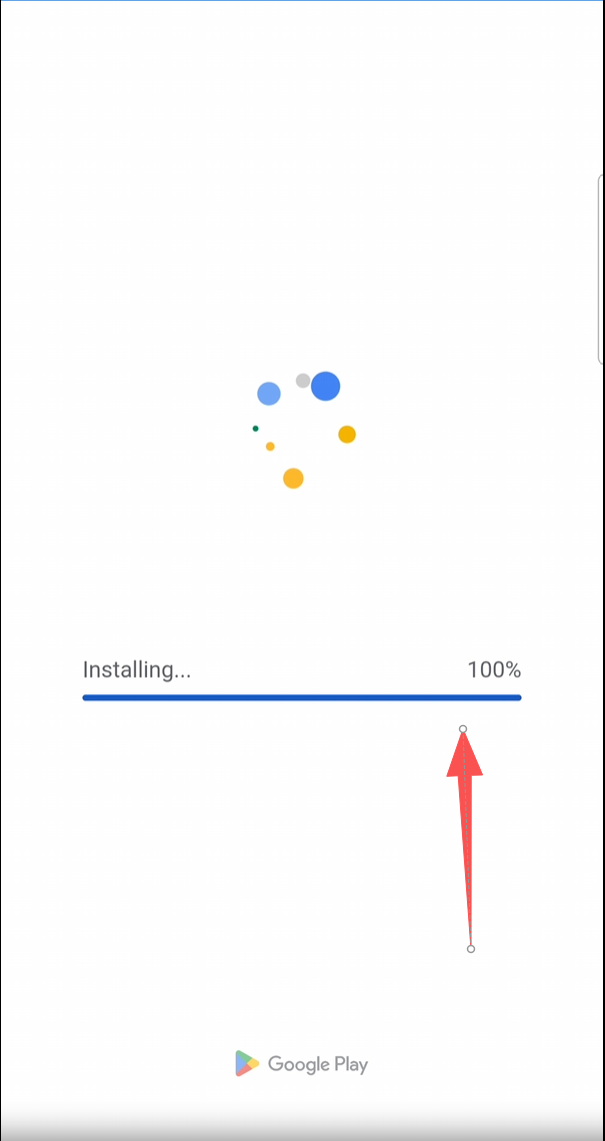 Waiting for application update